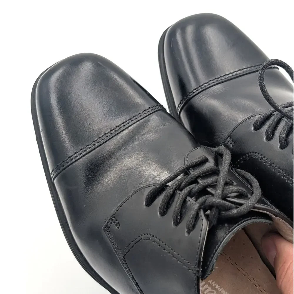 Florsheim Kids Reveal Cap Toe Oxford Dress Shoes 16599-001 Black Size US2M EU17